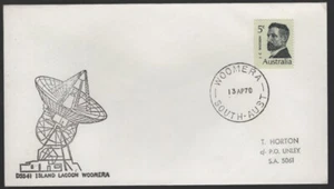 Australia DSS41 1970 Island Lagoon WOOMERA cubierta de vuelo espacial - Imagen 1 de 1