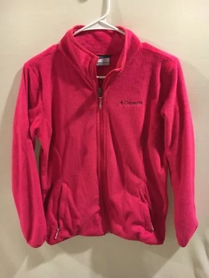 Chaqueta polar de felpa suave Columbia Fast Beauty para niña grande 14-16 rosa B1 Foto 1 de 3