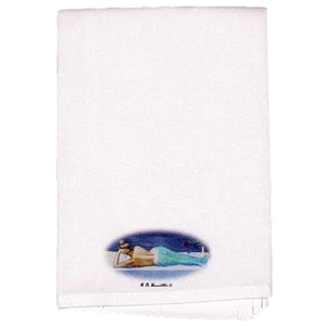Betsy Drake Mermaid Guest Towel - Picture 1 of 1