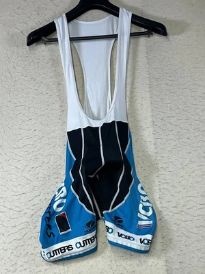 Voler Cycling Bib Shorts Padded Bibs Blue White Men  Medium  - Image 1 of 4