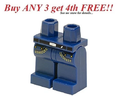 ☀️NEW Lego Legs DARK BLUE w BELT And POCKETS Pants MINIFIGURE MINIFIG BOY GIRL - Image 1 of 3