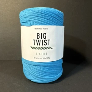 Joann Big Twist T-Shirt Yarn, Skipping Stones Blue, new discontinued  - Picture 1 of 6