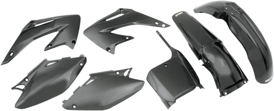 Kit de carrocería de repuesto UFO HOKIT101-001 - negro 02-03 Honda CR250R Foto 1 de 1