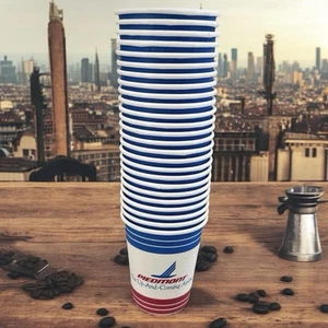 Piedmont Airlines 25 In-Flight Dixie Paper Cups Up and Coming Unused 1485 - Picture 1 of 11