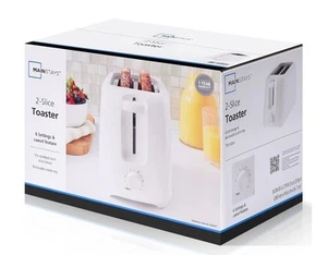 Mainstays Toaster White - Picture 1 of 3