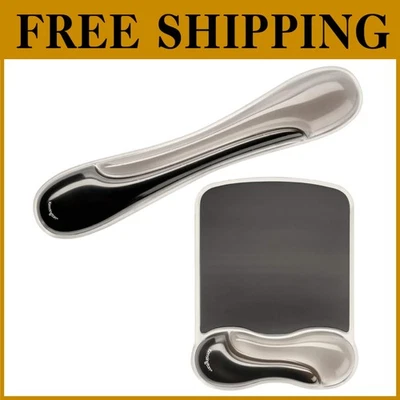 Gray Duo Gel Wrist Support for Keyboard and Mouse - Image 1 of 4