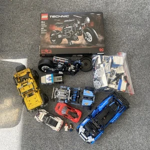 Large Lot Of Assorted LEGO TECHNIC Speed Champions Jeep Ferrari Batman Nissan - Picture 1 of 10