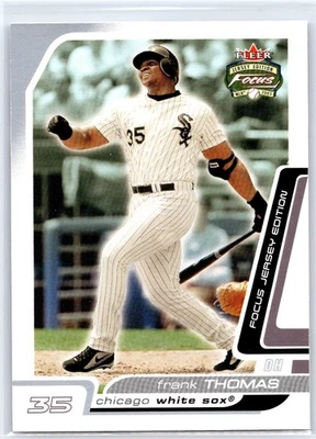 FRANK THOMAS 2003 Fleer Focus Jersey Edition HOF Chicago White Sox Card #51 - Image 1 of 2