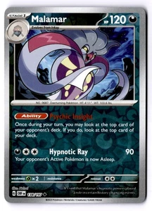 Malamar Reverse Holo Uncommon SV03: Obsidian Flames 138/197 NM - Picture 1 of 2