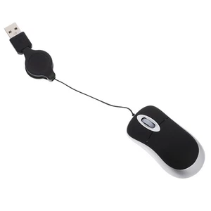 Optical Mouse USB Silent Travel Child Computer Mice Gaming with Side Buttons - Picture 1 of 12