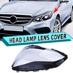 Left Side Headlight Cover Clear Lens For Benz W212 E-Class E350 E550 2014~2016 - Picture 1 of 11