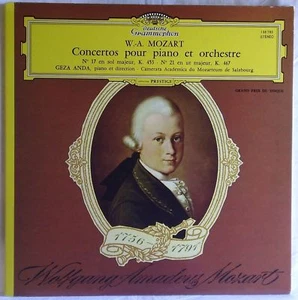 MOZART PIANO CONCERTOS No.17 & No.21 ANDA LP DGG - Foto 1 di 1