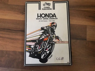 Honda CB450 CL450 1965-1973 bombardero negro K0 K2 K3 K4 K5 K6 manual de servicio de tienda Foto 1 de 4