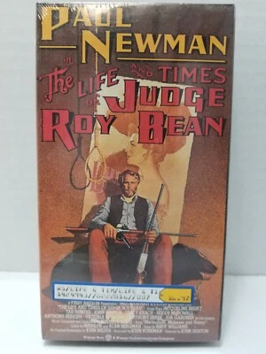 Vintage The Life And Times Of Roy Bean VHS Movie Tape Paul Newman Sealed New - Image 1 of 4