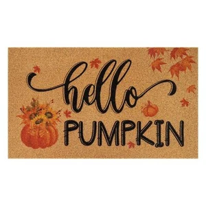 Fall Door Mat Outdoor Hello Pumpkin Welcome Door Mats Non Slip Outside Inside... - Picture 1 of 9