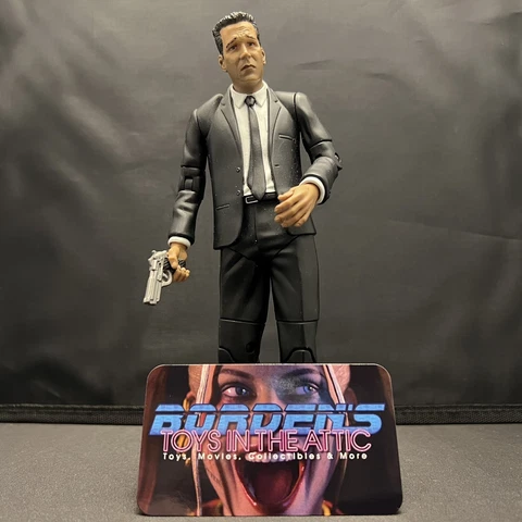 2001 Mezco Reservoir Dogs Mr. Blonde Vic Vega Michael Madsen Action Figure w/Gun Cover