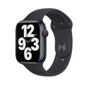 Oryginalny pasek sportowy Apple Watch 42mm 44mm 45mm - Midnight (czarny) - Nowy - Zdjęcie 1 z 8