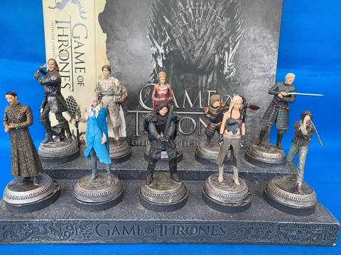 HBO Game Of Thrones Eaglemoss Figurine Collection Official Model's 1-10 Cover