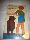 Vtg Winnie The Pooh Cut Out Paper Dolls Christopher Robin 1988 Queen Holden NEW