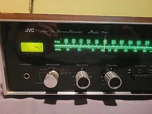 Receptor estéreo vintage JVC FM-AM modelo-5500 probado funcionando - Imagen 1 de 12