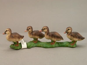 #F326 Schleich 13655 pollitos de pato - con bandera 2010-2013 / Alemania - Imagen 1 de 2