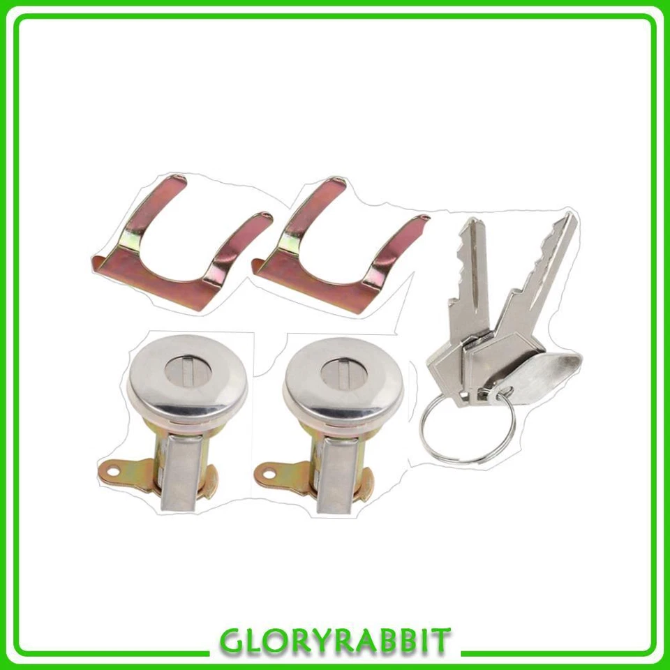 For Dodge D100 D250 D350 Door Lock Cylinder w/ 2 Keys Gasket Retainer 5070004 Foto 1 de 4