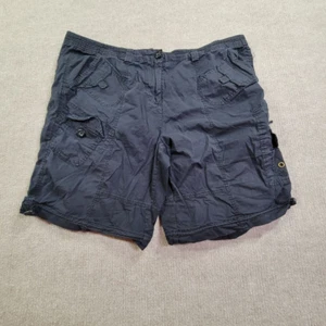 Style & Co. Shorts Women's 24W Black Cargo High Rise Casual Summer Comfort - Picture 1 of 8