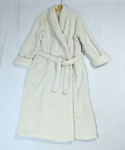 Albornoz de felpa Adonna grande blanco marfil envolvente de longitud completa-cálido para mujer - Imagen 1 de 6