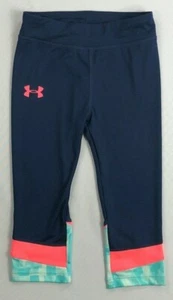 Girl's Little Youth Under Armour Capri Leggings - Picture 1 of 9