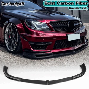 Carbon Frontlippe Frontspoiler Spoilerlipper für Mercedes W204 C63 AMG 2012-2014 - Picture 1 of 10