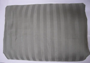 Jcpenney Home Collection Green Stripe Queen Bed Skirt 15" Drop Split Corners - Picture 1 of 4