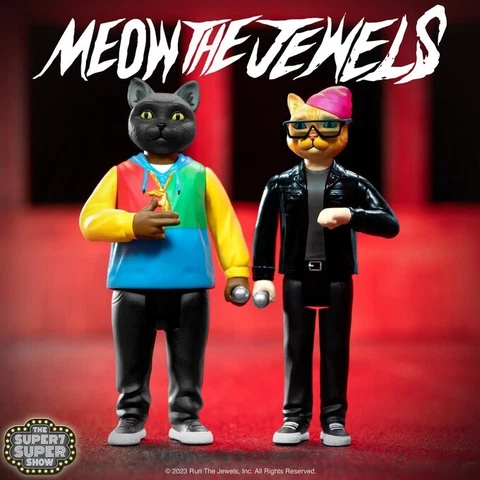Run the Jewels, Meow the Jewels ReAction Figure 2-Pack - SDCC 2023 EXCLUSIVE Cover