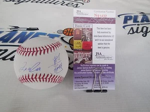 Béisbol OML inglés y japonés firmado por Atsunori Inaba Hokkaido Yakult certificado de autenticidad JSA  - Imagen 1 de 2