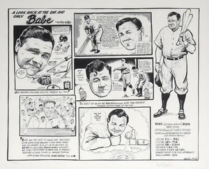 Bill Gallo, A Optik Rücken : Baby Ruth, Lithographie, Signiert auf der Platte, - Picture 1 of 3