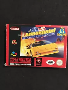 Lamborghini American Challenge super nintendo Snes Utilisée Pal Eng Gig ° Manuel - Bild 1 von 11