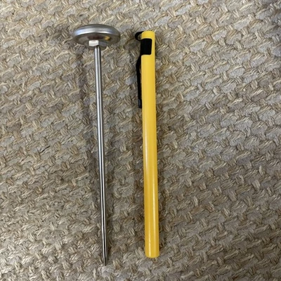 Stainless Steel Pocket Probe Thermometer Gauge for Food Cooking Meat BBQ  - Image 1 of 4