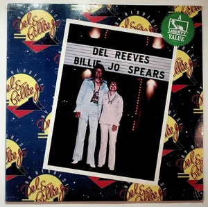Del Reeves & Billie Jo Spears LP Record 1976 Liberty Country 33 RPM Sealed - Picture 1 of 2