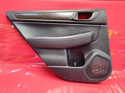 15-16 Subaru Legacy Outback CONDUCTOR TRASERO IZQUIERDO Puerta Interior Tapicería Panel Cuero Foto 1 de 4