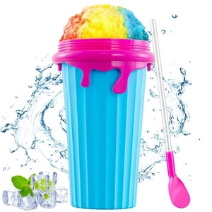 Slushy Maker - TIK TOK Quick Frozen Magic Cup, Double Layers Slushie, DIY Hom... - Picture 1 of 7