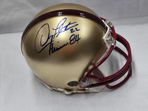 Doug Flutie Heisman Autographed Boston College Mini Helmet - JSA - Picture 1 of 13