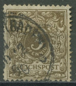 Deutsches Reich 1889 Krone/Adler 45 a gestempelt geprüft - Bild 1 von 1