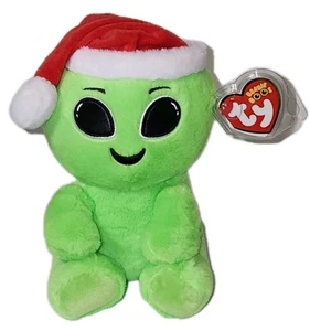 Ty Beanie Boos 2025 COMET the Christmas Holiday Alien 6" NEW Stuffed Animal Toy - Picture 1 of 8