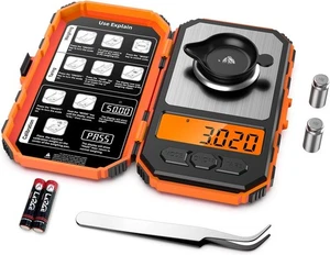 Digital Pocket Scale, 50g/0.001g Professional Milligram Scale, Portable Kitchen - Picture 1 of 8