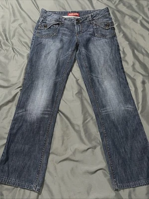 Guess Y2K Jeans Front Double Snap Pockets Bootcut Women’s Size 30 - Image 1 of 4