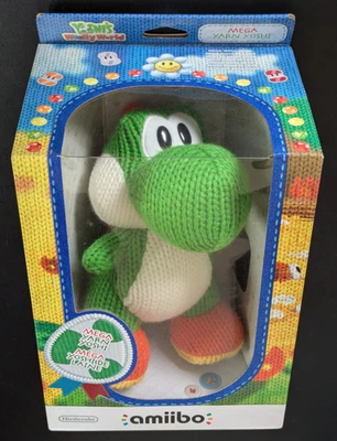 💥 NINTENDO MEGA YARN YoSHI AMIIBO BRINQUEDO DE PELÚCIA NOVO E LACRADO💥 🆕 - Imagem 1 de 4