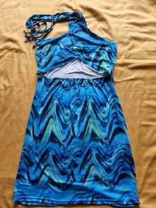 Womens PLT Mini Cut-out Dress size UK 12 - multicoloured - Picture 1 of 3