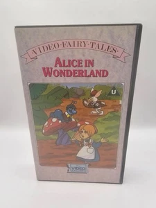 Alice in Wonderland Video Fairy tales RARE VHS PAL - Picture 1 of 7