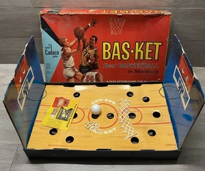 1970 Cadaco BAS-KET echtes Basketballspiel in Miniatur Nr. 165 Spielzeug komplett USA - Bild 1 von 10