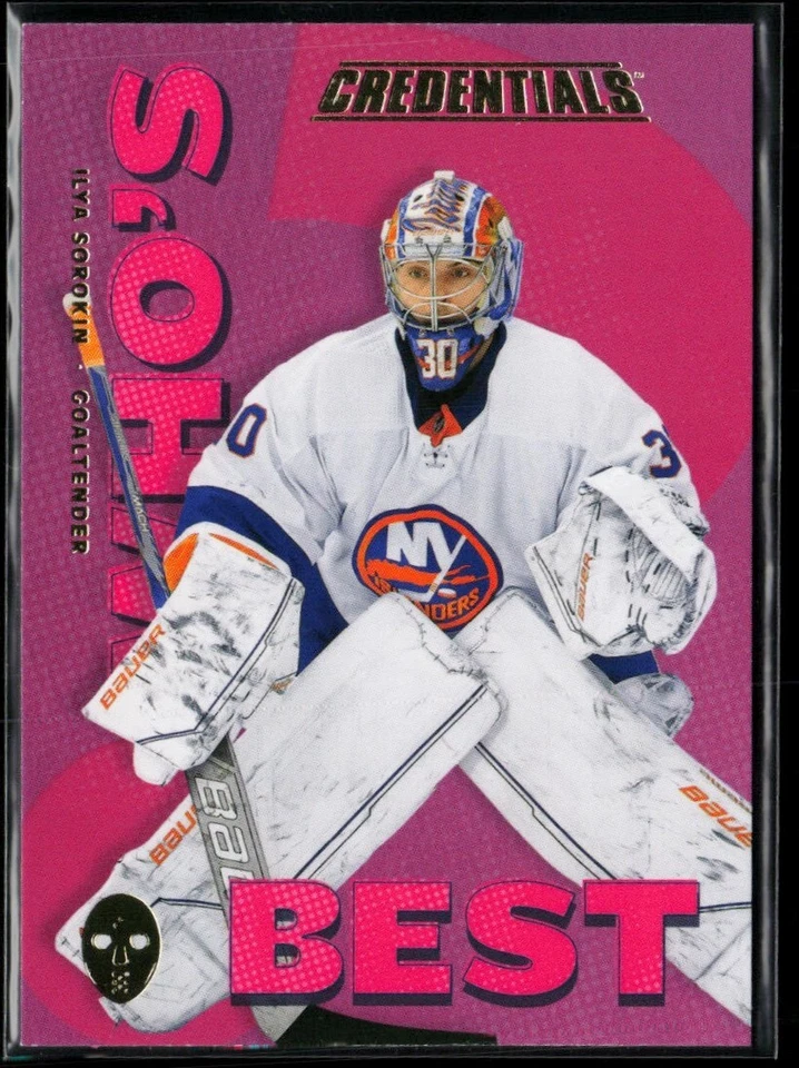 2023-24 Upper Deck Credentials Who's Best? #WB-IS Ilya Sorokin - Image 1 of 2