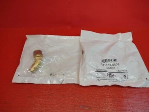 Set Of 2 - Gates G31102-0608 Hydraulic Surelok Coupling / Adapter - Picture 1 of 7